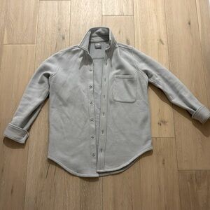 TNA Cozy Boyfriend Fleece Button down